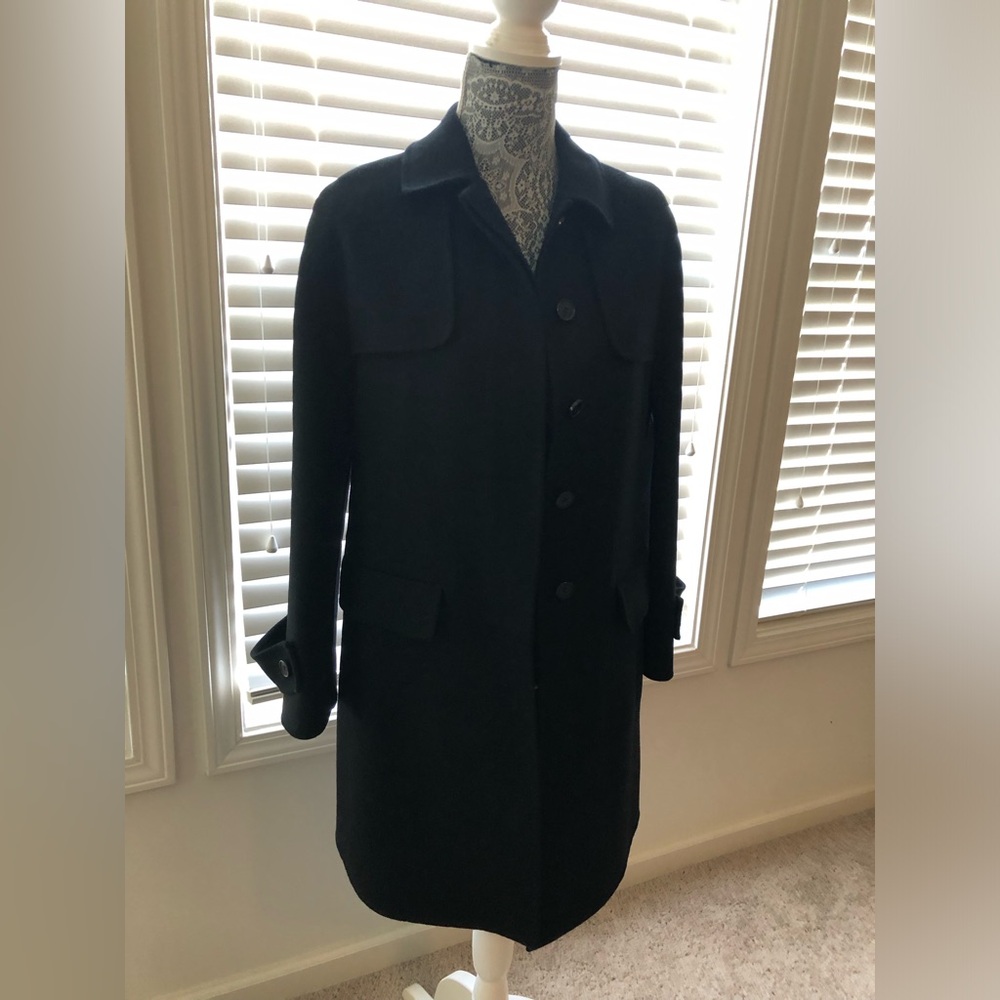 Valentino wool swing peacoat size 38